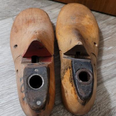 Antique Wood Shoe Molds