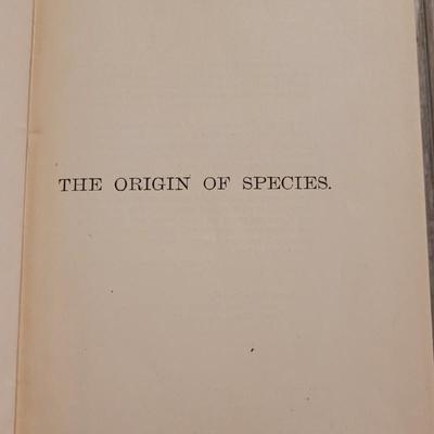 1898 Charles Darwin 'Origin of Species'