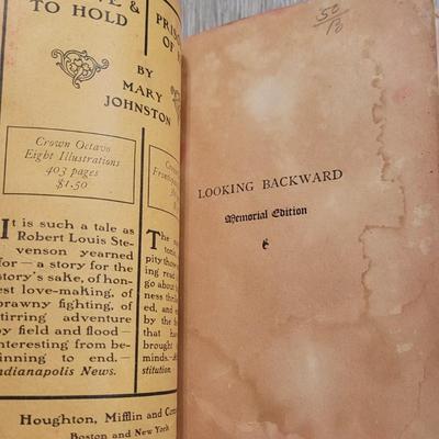 1889 Looking Backwards by Edward Bellamy