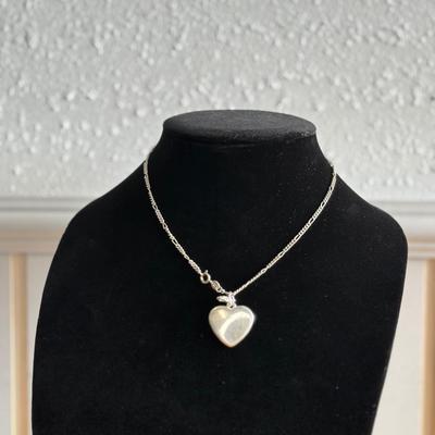 Sterling Silver heart pendant and necklace
