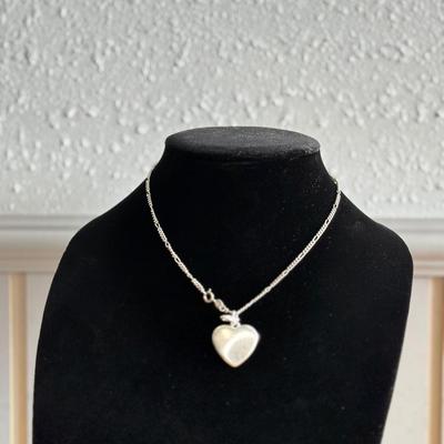 Sterling Silver heart pendant and necklace