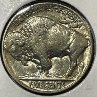 1928-P UNCIRCULATED/LIGHTLY TONED CONDITION BUFFALO NICKEL AS PICTURED.