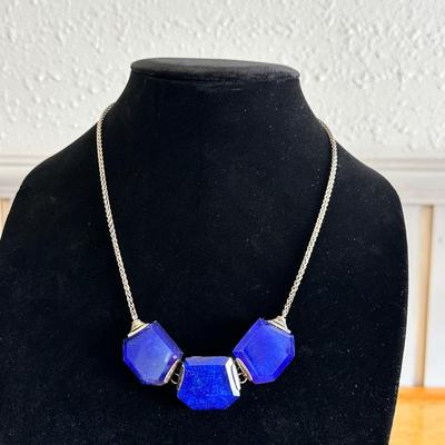SILPADA 925 Sterling Silver Lapis Lazuli Blue Grotto Necklace