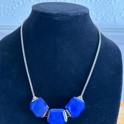 SILPADA 925 Sterling Silver Lapis Lazuli Blue Grotto Necklace