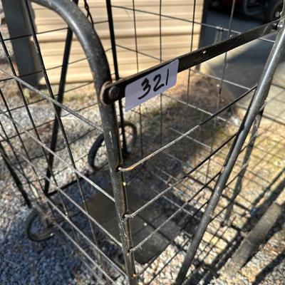 Market Cart & Wire Basket