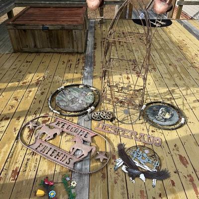 Metal and iron accents