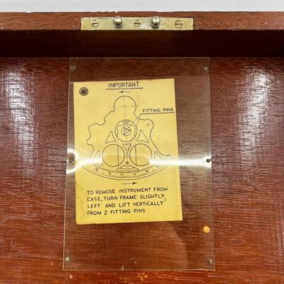 N298 Antique Brass Sextant by N.V. Observator - Rotterdam