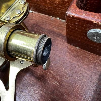 N298 Antique Brass Sextant by N.V. Observator - Rotterdam