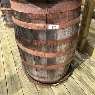 Whiskey barrel lot