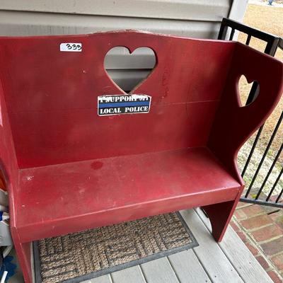 Red Bench