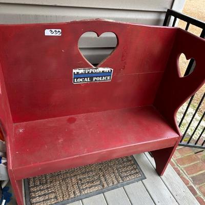 Red Bench
