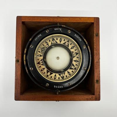 N299 Kevin & Wilfred O. White Company. Boston #7489 Naval Compass