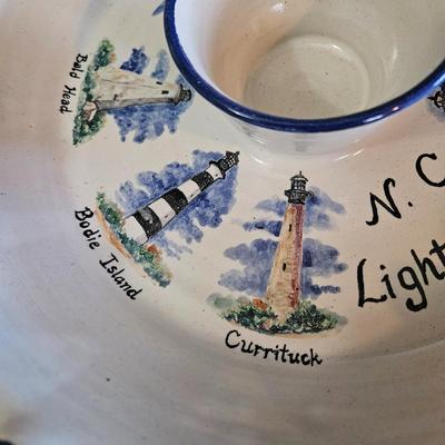 Lighthouse Themed Wine Rack & Serving Items (K-DW)