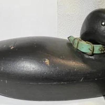 Vintage/Primitive Lighter Weight Wooden Duck Decoy 17+