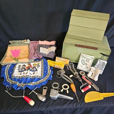 Vintage Bread Box, Aprons, Gadgets and More (K-DW)