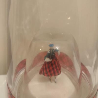 Vintage Scottish Whiskey Dancing Scot Music Box Decanter Working Condition No Labels