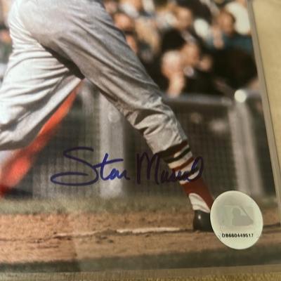 Stan Musial 8x10 autographed photo 1950s