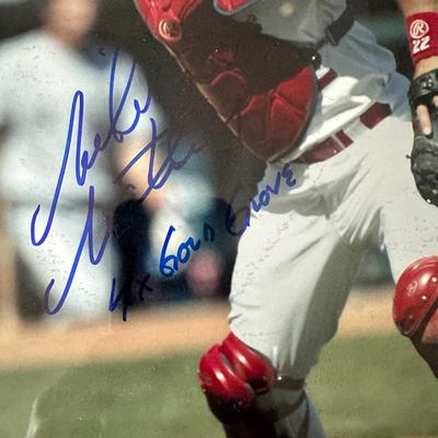 Mike matheny autographed photo 8x10