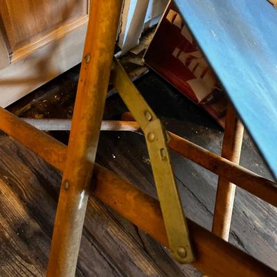 N434 Vintage Casual Low Deck Chair & Captains Chair