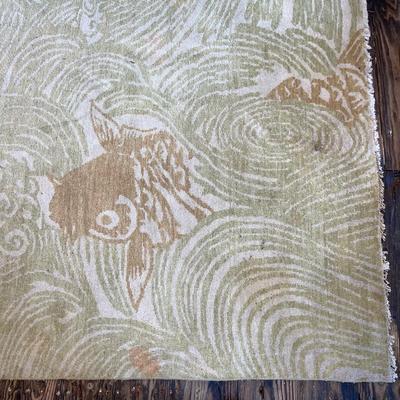 N435 Currey & Company Wool Nautical Rug