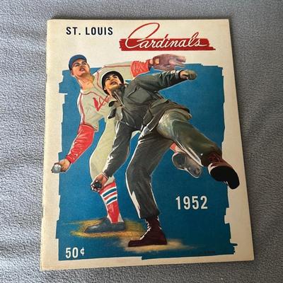 1952 St. Louis Cardinals Baseball Official Yearbook