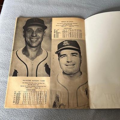1954 St. Louis Cardinals Baseball Official Yearbook