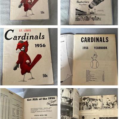 1956 St. Louis cardinals official souvenir yearbook