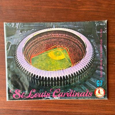 1967 St. Louis cardinals official souvenir yearbook