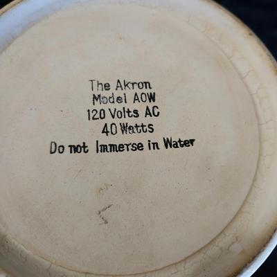 Akron Electric Soup Tureen & West Bend Electric Bean Pots (K-DW)