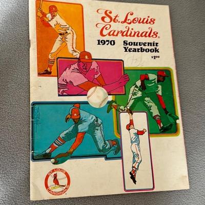1970 St. Louis cardinals official souvenir yearbook