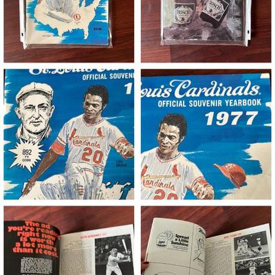 1977 St. Louis cardinals official souvenir yearbook