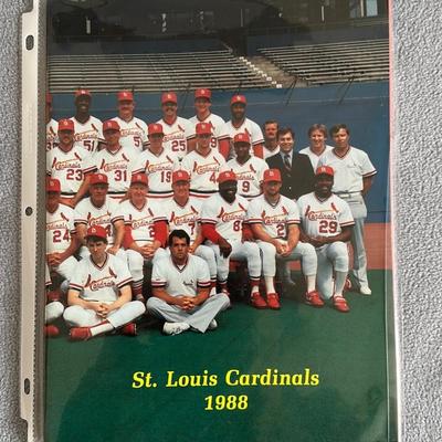 1988 St Louis Cardinals Baseball Yearbook