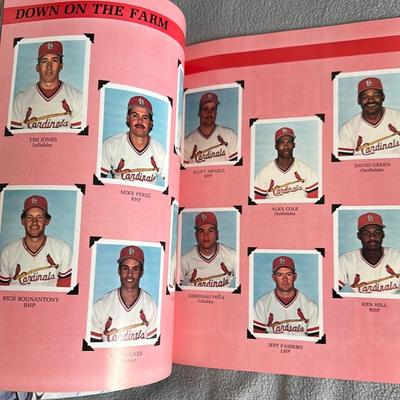 1988 St Louis Cardinals Baseball Yearbook
