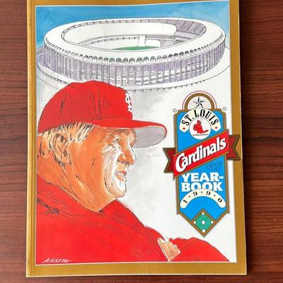 1990 St Louis Cardinals Baseball Yearbook