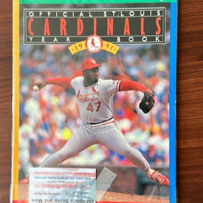 1991 St Louis Cardinals Baseball Yearbook