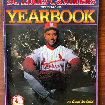 1993 St Louis Cardinals Baseball Yearbook