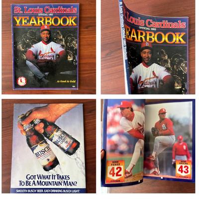 1993 St Louis Cardinals Baseball Yearbook