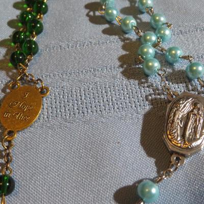 Catholic Religious Rosery and Cross Lot - Estate Jewelry Lot