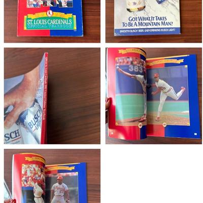 1992 St Louis Cardinals Baseball Yearbook