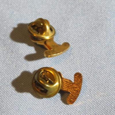 Silver Tone Elks Club Cuff Links & Gold Tone Tie Pins