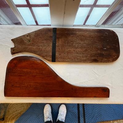 N436 Salvaged Boat Rudder's