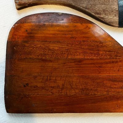 N436 Salvaged Boat Rudder's