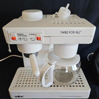 Salton Espresso/Cappuccino/Coffee Maker, Hamilton Beach Blender, & More (K-DW)