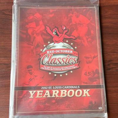 2012 St. Louis Cardinals red October yearbook