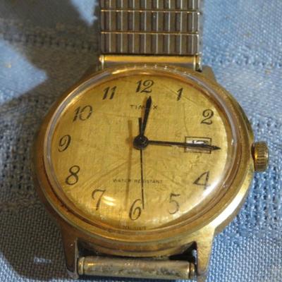 Wrist Watch & Travel Alarm Clock Lot - Elgin & Time Work Great, The others are parts of repair