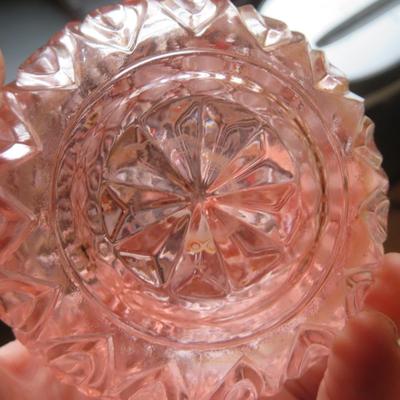 Antique Pink Atomizer Perfume Bottle