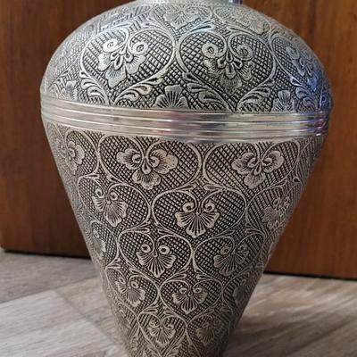 Beautiful Silverplate Vase