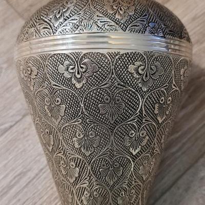 Beautiful Silverplate Vase