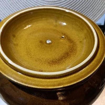 Vintage Scarce 9" Handle-Handle Georges Briard Signed Base Casserole Covered Bowl as Pictured.