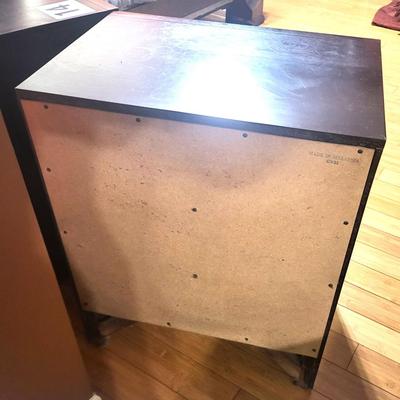 2 Wood Bedside Tables with 3 Drawers - 16 Depth x 24 Wide x 28 Height